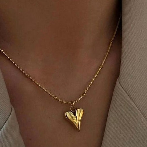 Golden Heartbeat Necklace (CEO's Favourite)