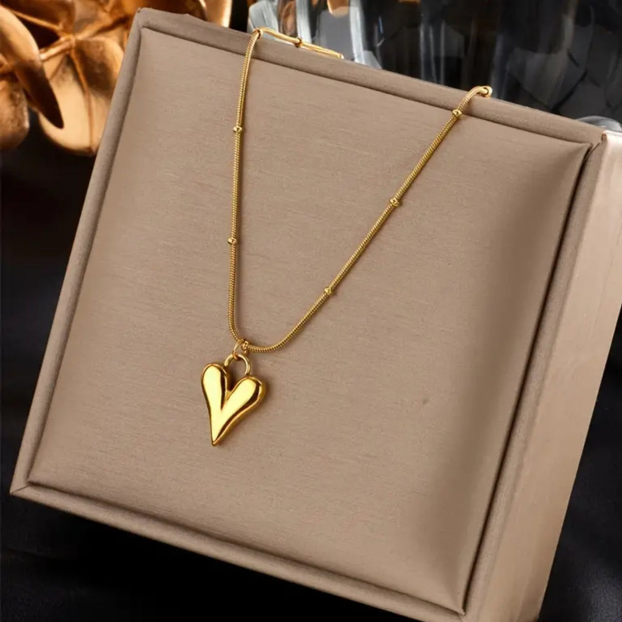 Golden Heartbeat Necklace (CEO's Favourite)