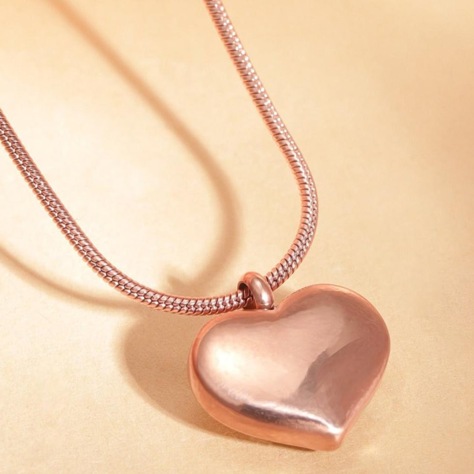 Rose Gold Heart Necklace