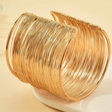 Golden Threads Cuff Bangle