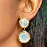 Moonstone Drop Earrings